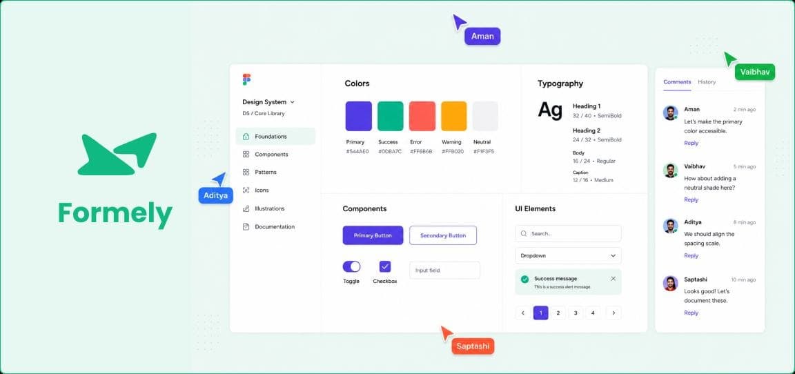Formelly design system overview